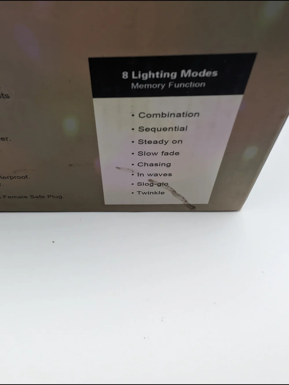 EPESL Transparent Wire String Lights 320 LED 8 Modes  X0028SPBCP BLUE LIGHTS